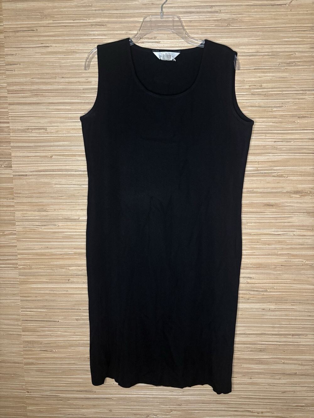 Misook Women’s Sleeveless Sheath Knit Dress Sz L
